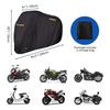 Motorcycle Cover All Season Universal Outdoor Waterproof Sun Protection Motorbike Dust Covers Lock-Holes And Night Reflective