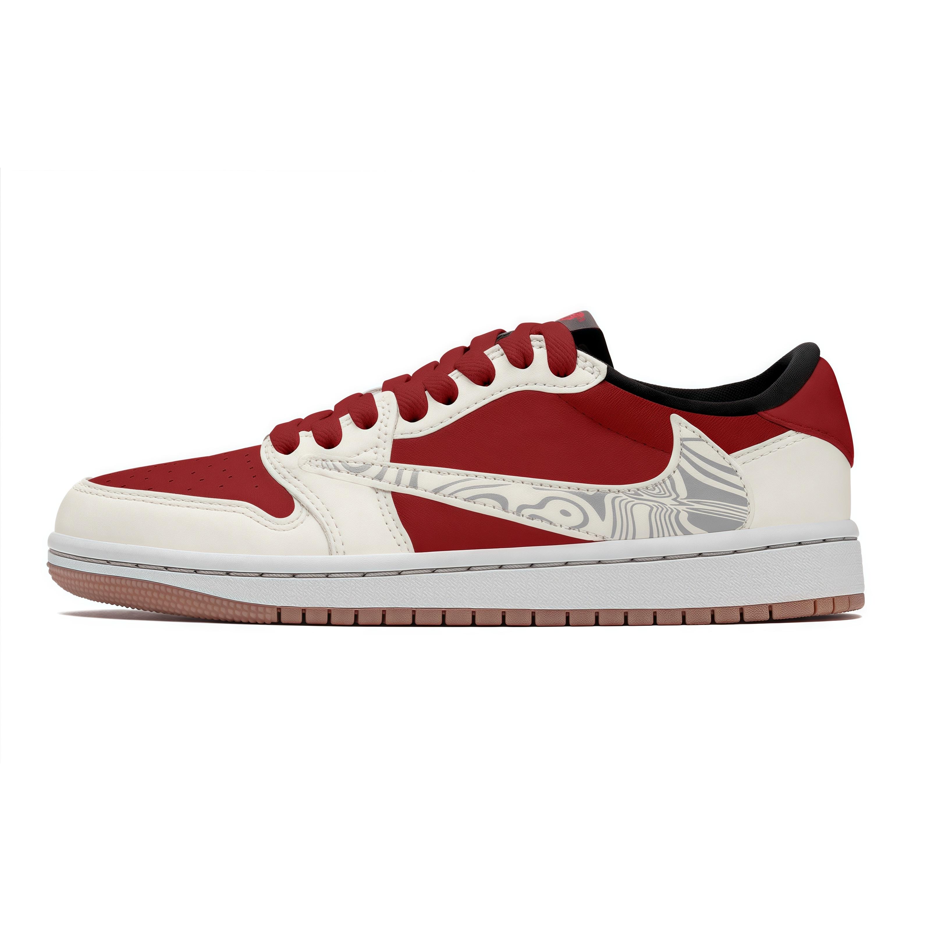 

Jordan Air Jordan 1 Vintage Basketball Shoes Unisex Low Top Black DZ4137-700(Team1036-) 35.5