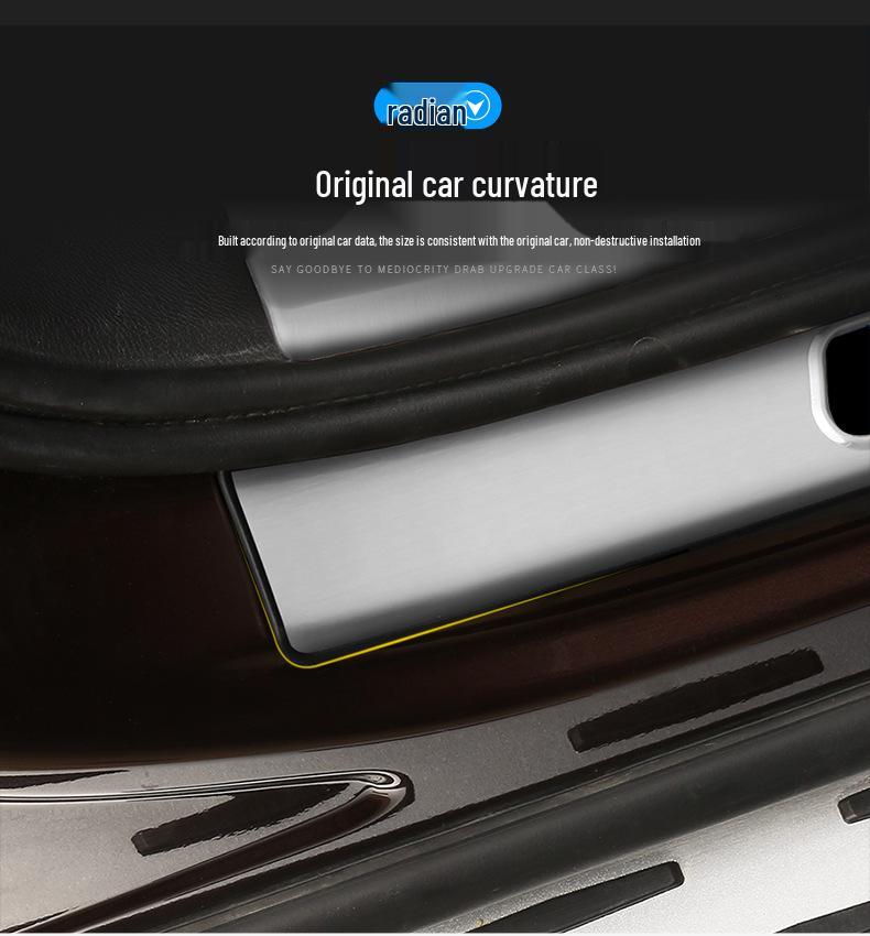 Volvo XC60 Rear Sill Guard (2018-2026) Stainless Steel Trunk Pedal