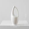 Minimalist Hollow Ceramic Vase Black/white Plant Pots Table Decoration Flowers Arrangement Flower Vase Room Aesthetic Decor