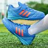 2025 Spring and Summer Velcro Breathable Children's Football Shoes Campus Football Sports Shoes Professional Anti-skid Training Shoes