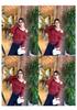 Women's Red Cable Knit Pullover Sweater with Removable Fur Collar for Autumn and Winter Warmth
