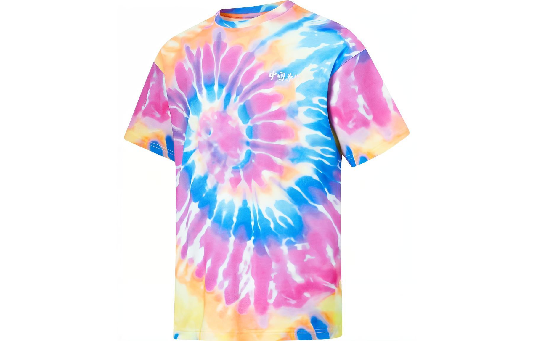 Li Ning T Shirt Unisex Whirlwind Multicolor AHST149-2 L