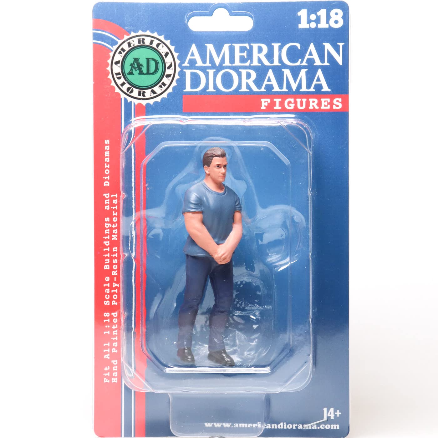

American Diorama Car Meet 3 Figure 4 American Diorama Car Meet 3 Figure Miniature 1/18 [Used]