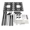 Motorcycle Side Case Support Rack Quick Release Aluminium Alloy Saddlebag Box Mounting Bracket Kit Universal Fit for 18L Side Case