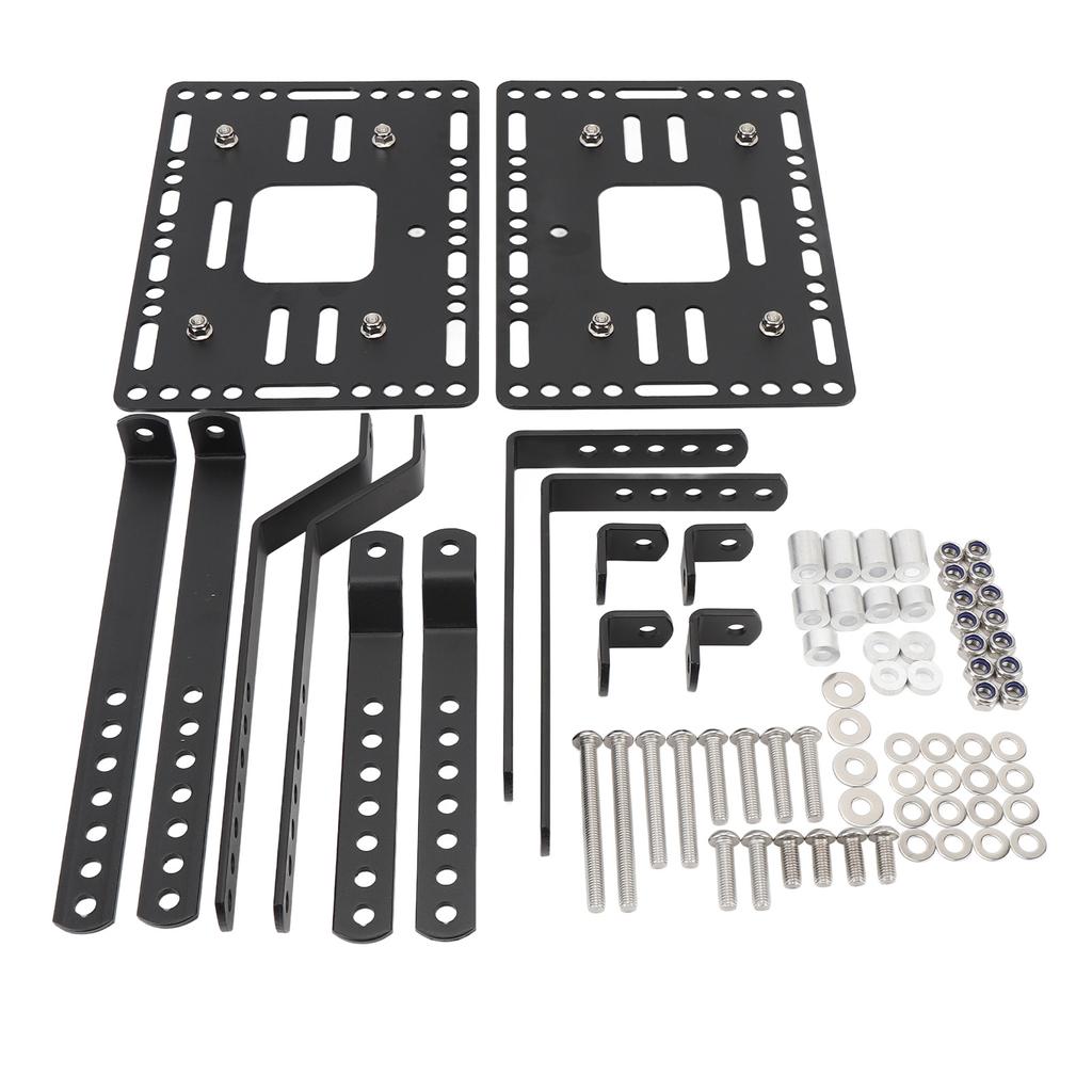 Motorcycle Side Case Support Rack Quick Release Aluminium Alloy Saddlebag Box Mounting Bracket Kit Universal Fit for 18L Side Case