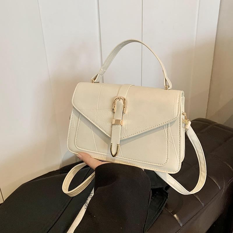 

Bag Women s 2025 New Shoulder Bag Autumn Fashion Trend Casual Messenger Bag Simple Solid Color Korean Handbag белый