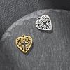 Stainless Steel Heart Pendant Blank Disc for DIY Marking