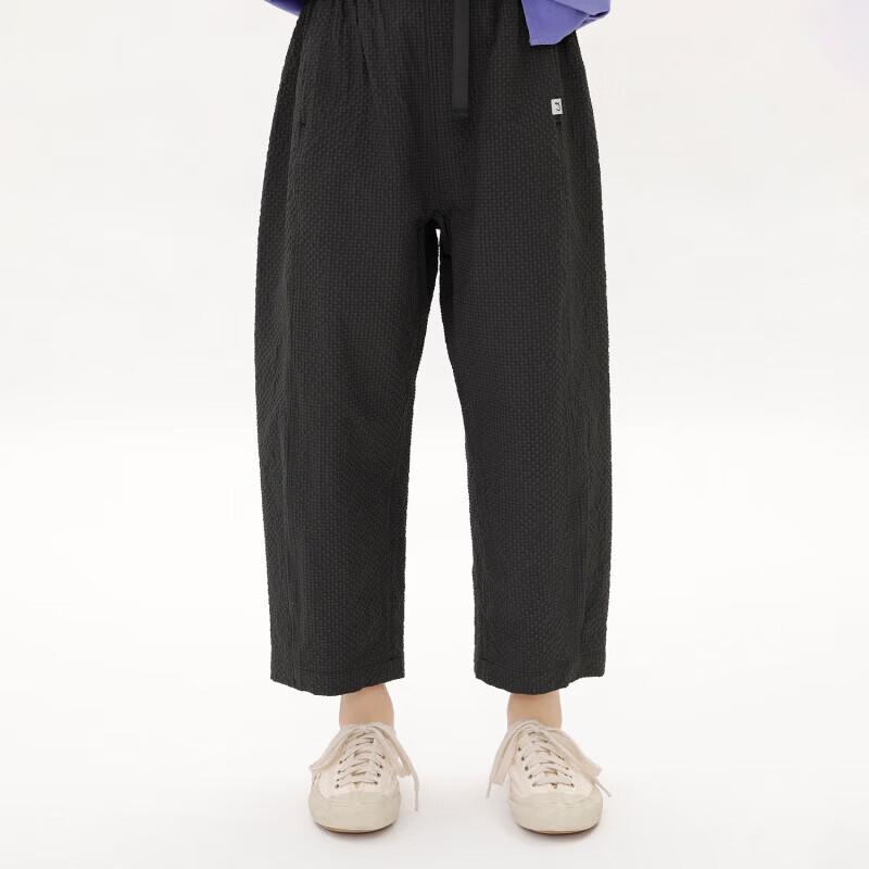 Naju Kids  Lightweight Bubble Grid Cropped Pants 140 cm