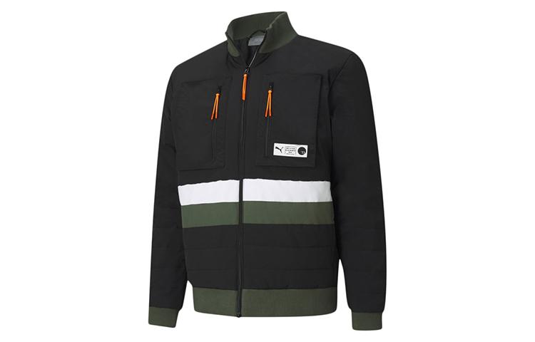 PUMA Parquet Jackets Men s Black Stand Collar Moderate Other 599940-02 XL