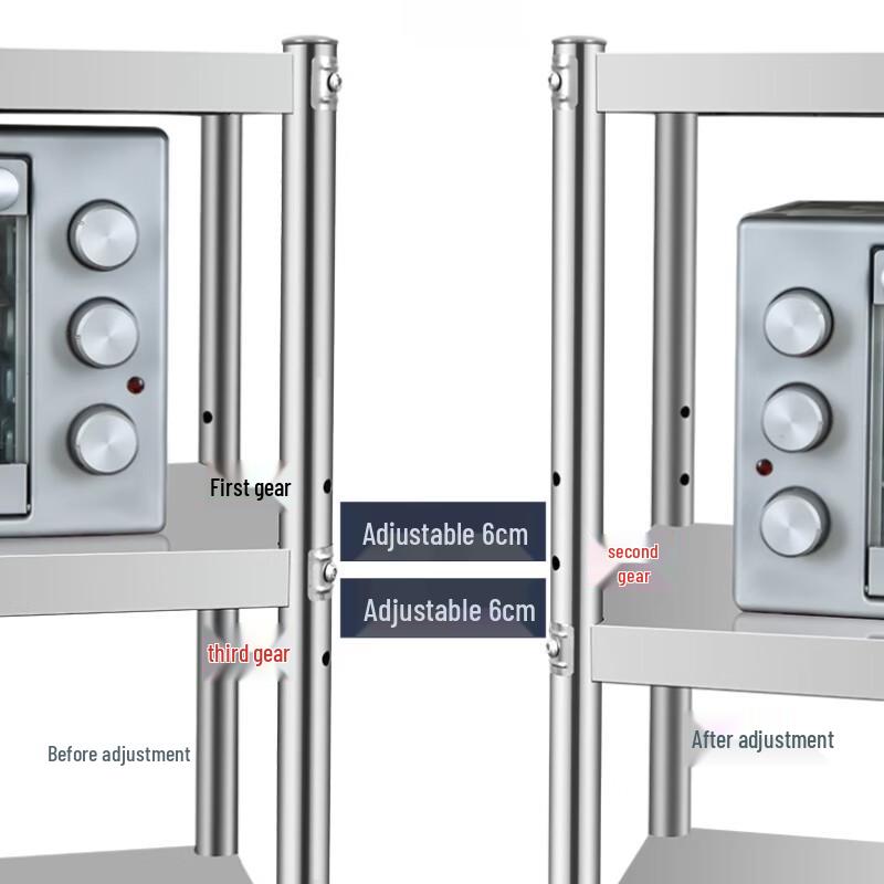 Heavy-Duty 3-Tier Adjustable Storage Rack