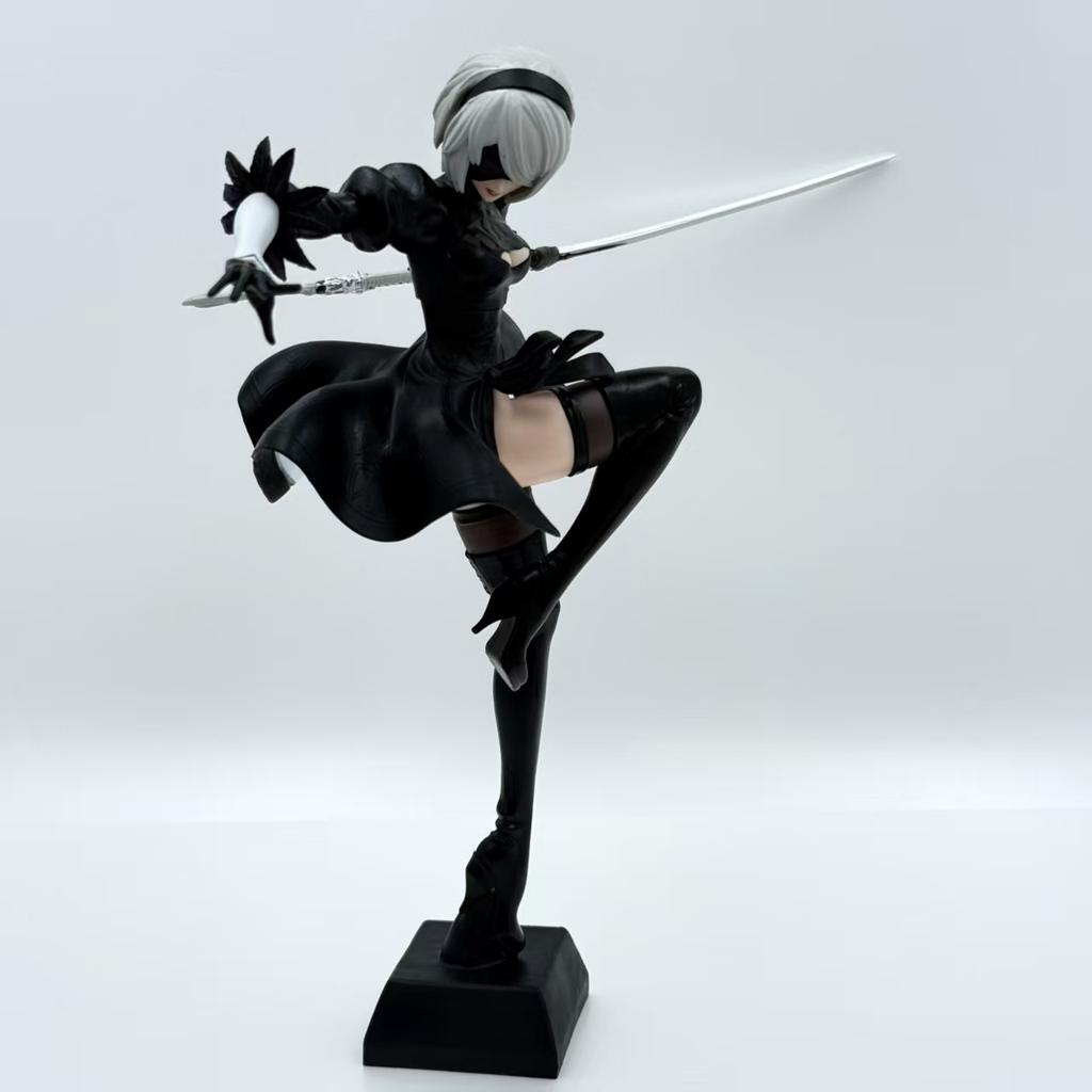 24 ס"מ ניר אוטומטה יוהה מס'. 2 סוג B figma 2B יצור קיין ניר PVC דמות פעולה בובה דגם פסל אספנות figura מתנה