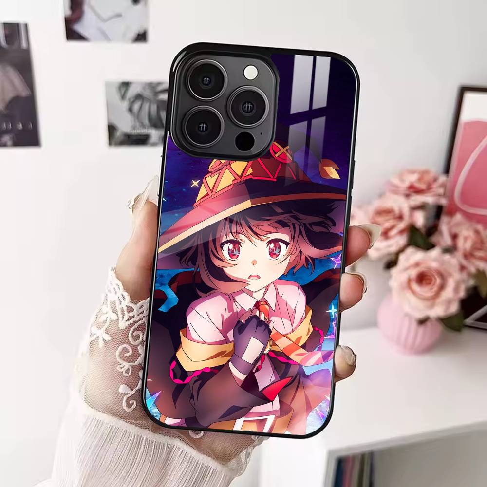 K-Kono Subarashii Sekai ni Shukufuku Phone Case For iPhone 17,16,15,14,13,12,Plus,Pro,Max For Magsafe Magnetic Wireless Charge