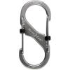 Nite Ize S-Biner SlideLock Carabiner #2 Silver 2.5 in (6.4 cm) Multi-Use Clip