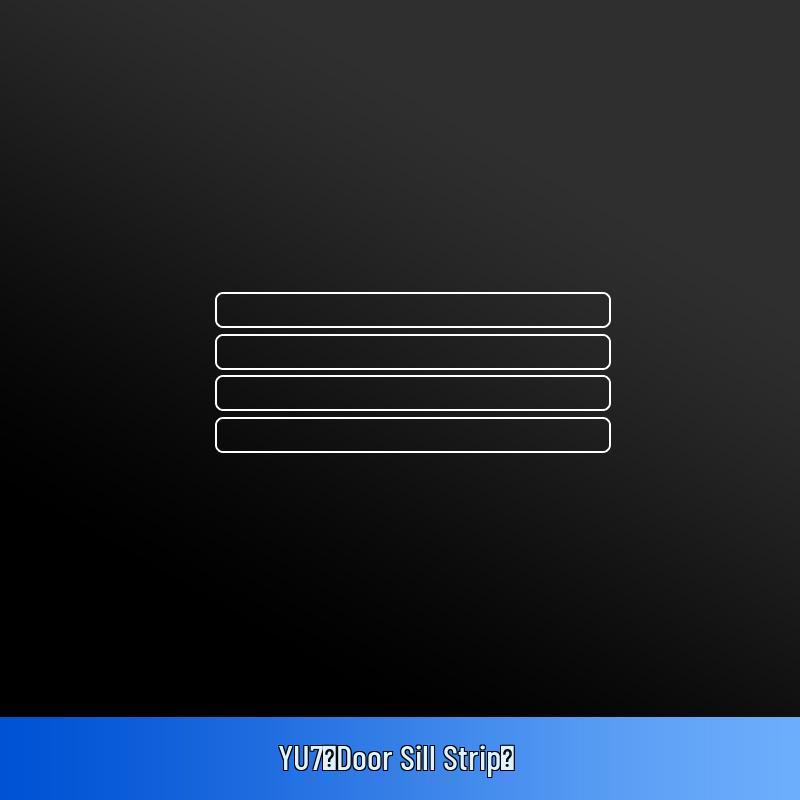 Xiaomi YU7 Door Sill Protector, B-Pillar Trim, Console Screen Wrap, Car Modification Accessories