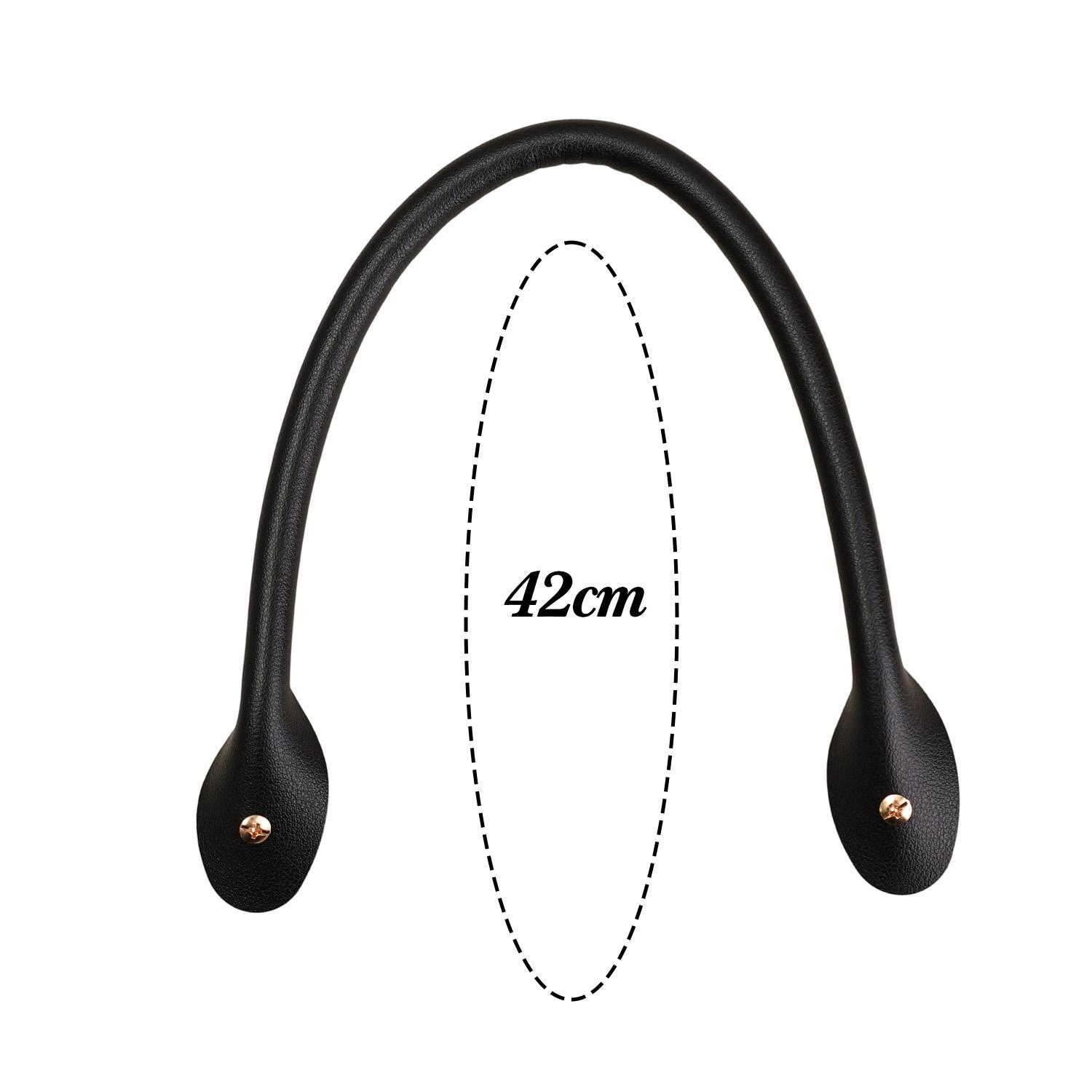 

2pcs New Fashion PU Leather Shoulder Bag Strap Core Stitching Detachable Handbag Bags Handle Replacement Purse Handles DIY Tools
