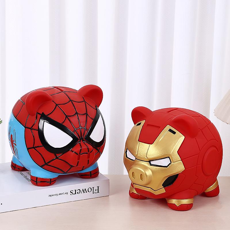 Spider-Man Piggy Bank: Silicone, Durable, Kids' Gift for Children's Day