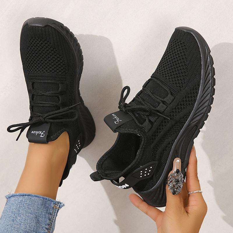 Lucyever  Mesh Breathable Women Sneakers Casual Thick Bottom Lace-up Vulcanized Shoes Ladies Platform Sneaker Shoes Woman 43