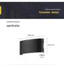 Ultra-Thin LED Waterproof Wall Light: Balcony, Hallway, Staircase, Corridor Spotlight with Colorful Single-Head Design for Bedside or KTV.
