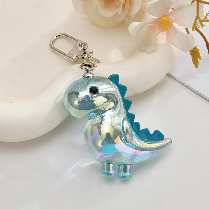 Süßer Acryl-Dinosaurier-Schlüsselanhänger, gepaart mit stabiler Schnalle, Tägliche lässige Rucksack- und Taschendekoration, Überraschungsgeschenk zu Weihnachten