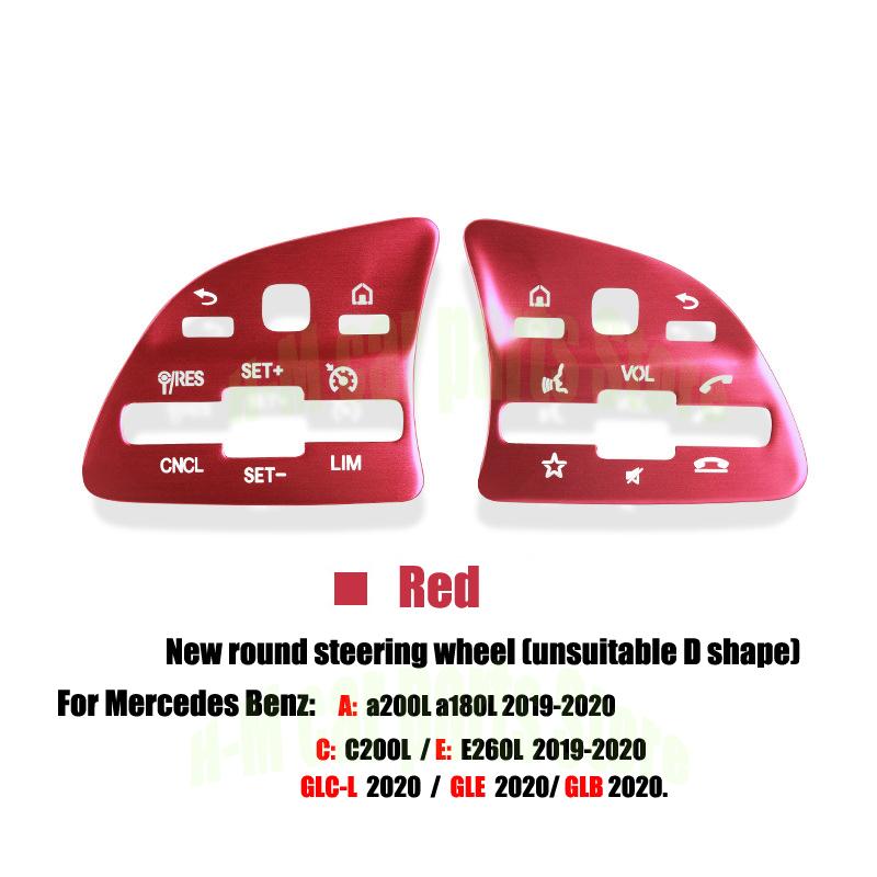 Auto Styling für Mercedes Benz A Klasse W177 GLE W167 GLB Innen Auto Start Stop Motor Push-Schalter Tasten Abdeckung aufkleber