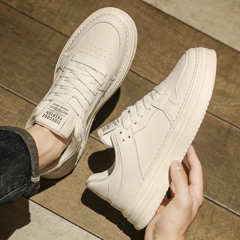 Men's Shoes 2024 High Quality Fashion Sneakers Student All-match White Skateboarding Shoes Casual Shoes for Men Tenis Masculino