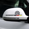 SVLHP1 2PCS Car Rearview Mirror Reflective Decals Waterproof Sticker For VW Volkswagen Jetta Passat Polo Golf 4 5 6 7 8 Tiguan Bettle