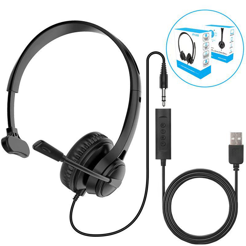 In-Stock Universal USB Type-C Over-Ear Headset for Calls, Learning, and Meetings