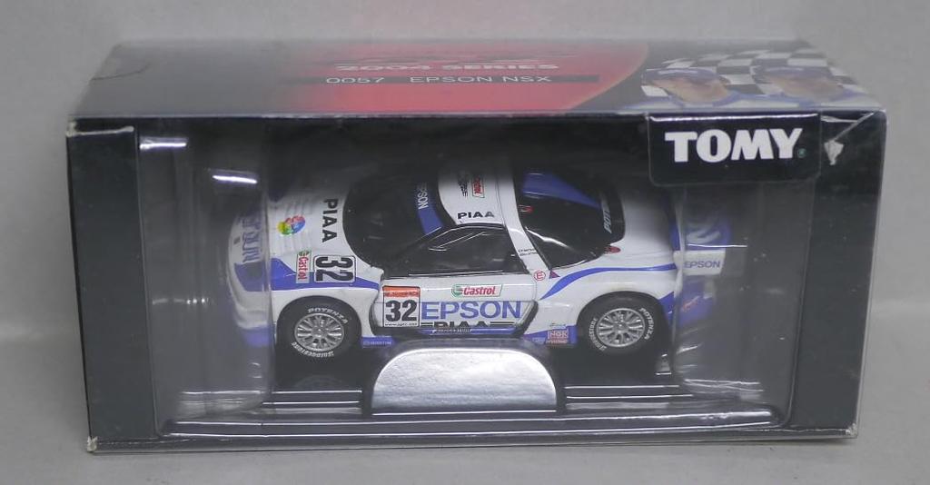Tomica Limited Epson NSX 2004 Specification x Tomica Limited Tomy No.0057 (White Blue)