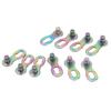 10 Pairs Bike Missing Link Speed Chain Link Road Bike Chain Link Connectors with 9 Speed Colored
