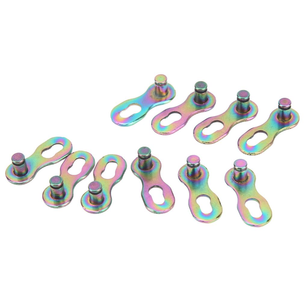 10 Pairs Bike Missing Link Speed Chain Link Road Bike Chain Link Connectors with 9 Speed Colored