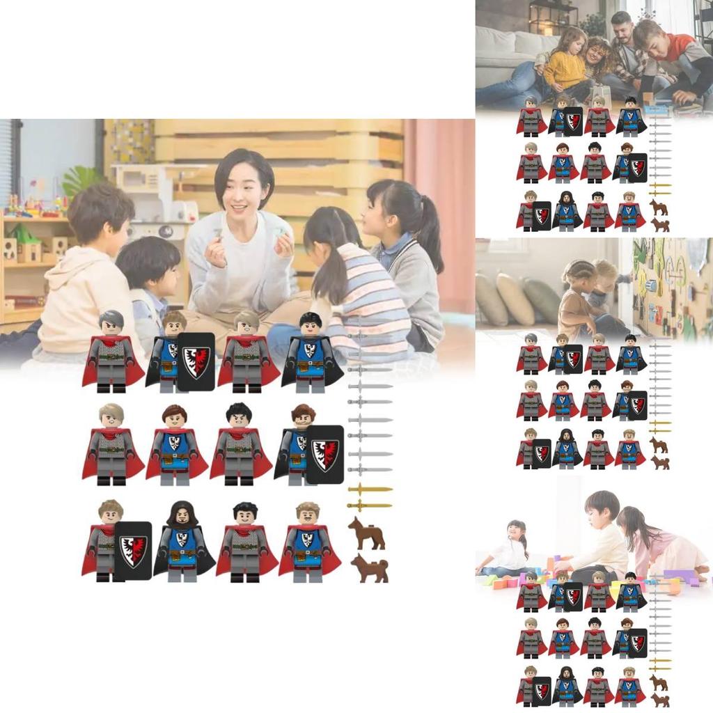 Medieval Soldier Building Blocks Set With Diy Assembly For Kids And Collectors