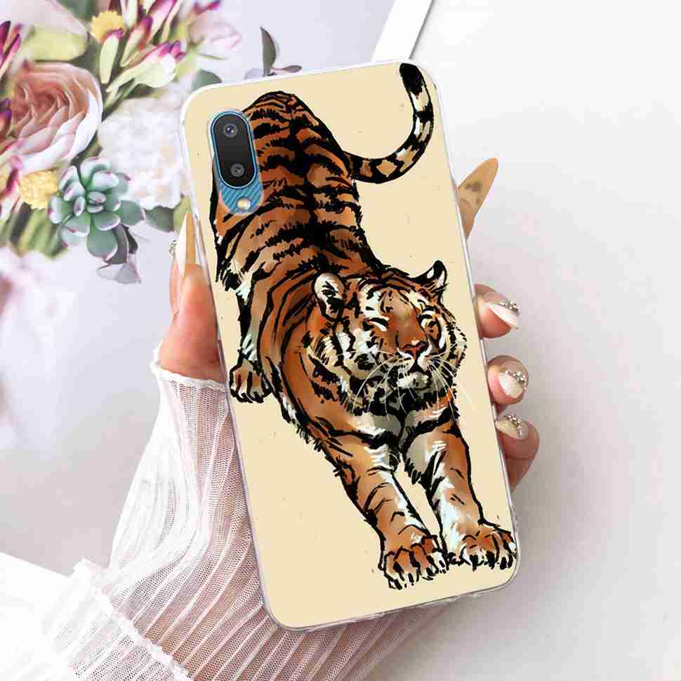 For Samsung Galaxy A02 Case SM-A022F Soft Silicone Colorful Painted Cover Case For Samsung A02 A 02 Galaxy M02 M022F Fundas Bags