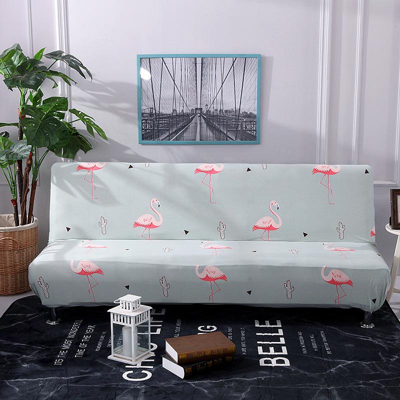 Copridivano Elasticizzato Copri Futon Senza Braccioli Stampato Copri Mobili Aderente Elastico Lavabile Copridivano Senza Braccioli Scudo Divano Pieghevole Copridivano
