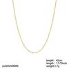 Gold-Plated Alphabet Pendant Accessories – 26 English Letters Stainless Steel for DIY Jewelry
