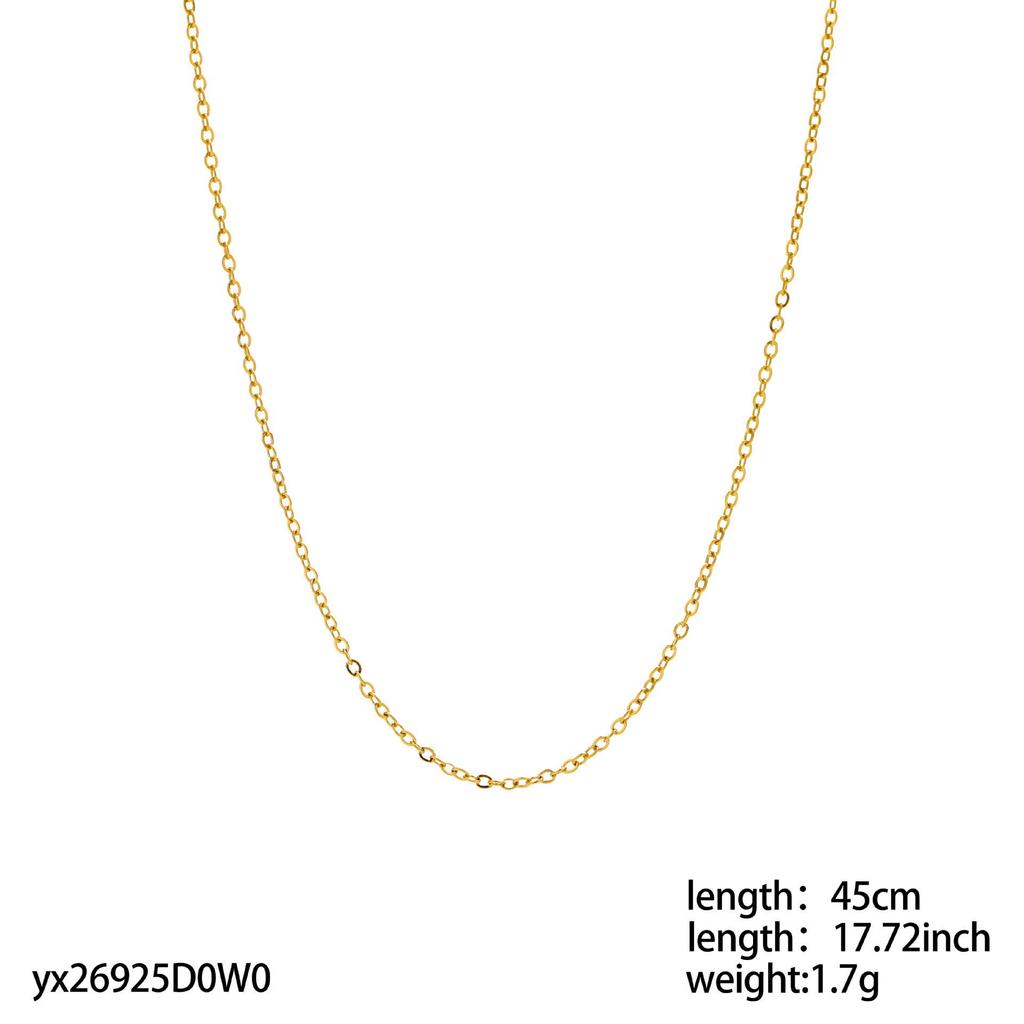 Gold-Plated Alphabet Pendant Accessories – 26 English Letters Stainless Steel for DIY Jewelry