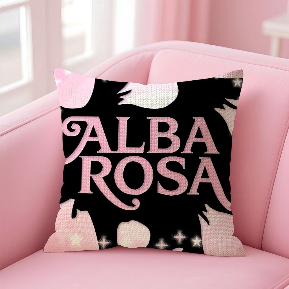 Fashion AALBA RROSA Cushion Cover Comfort Sofa Bed Silky Elegant Invisible Zipper Decorative Holiday Gifts