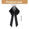 Sophisticated Tie Brooch Professional Stewardesses Student Grooms Bows Unique Tie for Ceremony and Celebrations