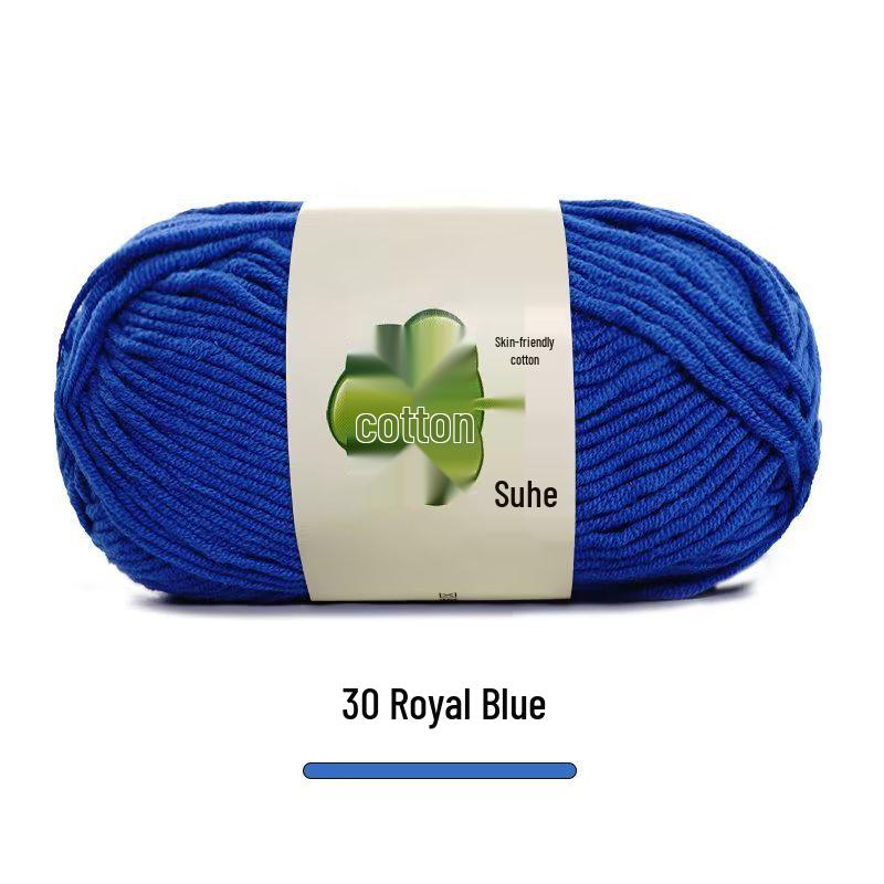Suhe 5-Ply Combed Cotton Yarn for Children's Hand-Knitted Dolls & Blankets