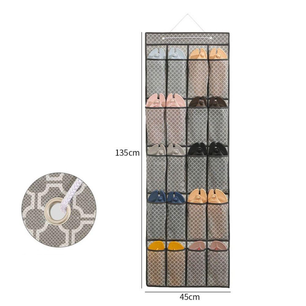 Space Saver Hanging Storage Bag Wall-mounted Shoe Rack Sundries Bag  Sundries Organization