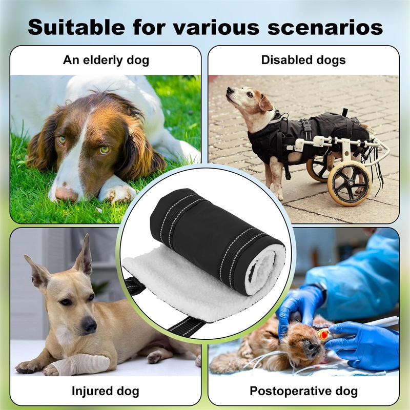 Hundehebegeschirr Verstellbare Hundeschlinge zur Unterstützung der Hinterläufe Reha-Geschirr für schwache Hinterläufe Haustierhilfe Assistenzwerkzeug für ältere Hunde