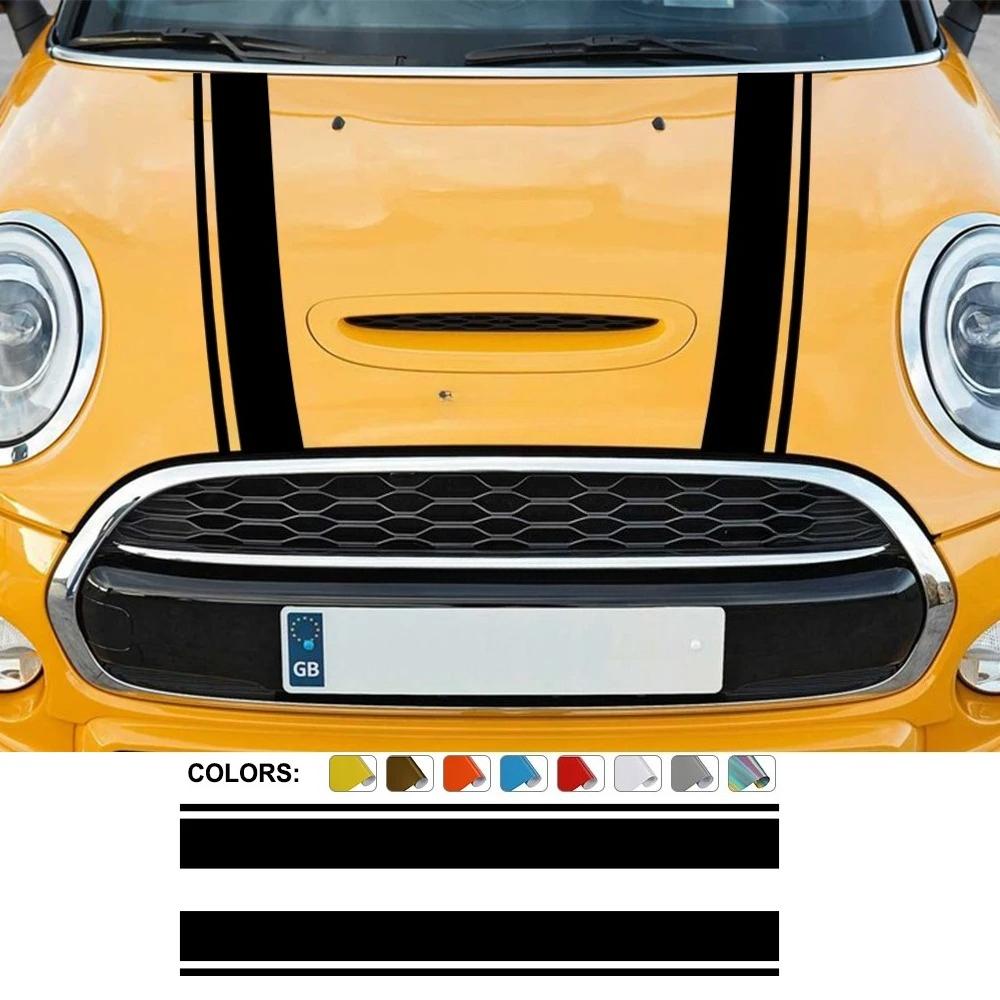 Car Hood Stickers Cover For MINI John Cooper S JCW R55 R56 F54 F55 F56 R60 F60 Vinyl Film Decor Decal Auto Tuning Accessories