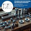 Stainless Steel Multifunctional Bolt Thread Gauge Screw Measuring Thread Bolt Measuring Gauge Screw Measuring Gauge Set