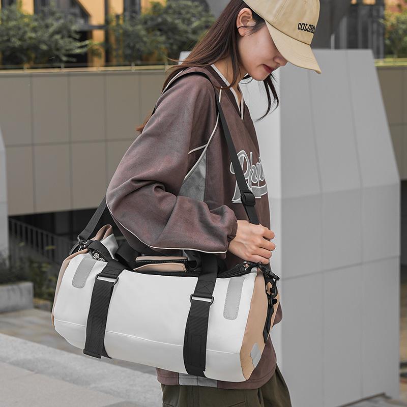Short-haul hand-held travel bag Women's large-capacity fitness bag Men's wet and dry separation sports Boarding storage Luggage bag