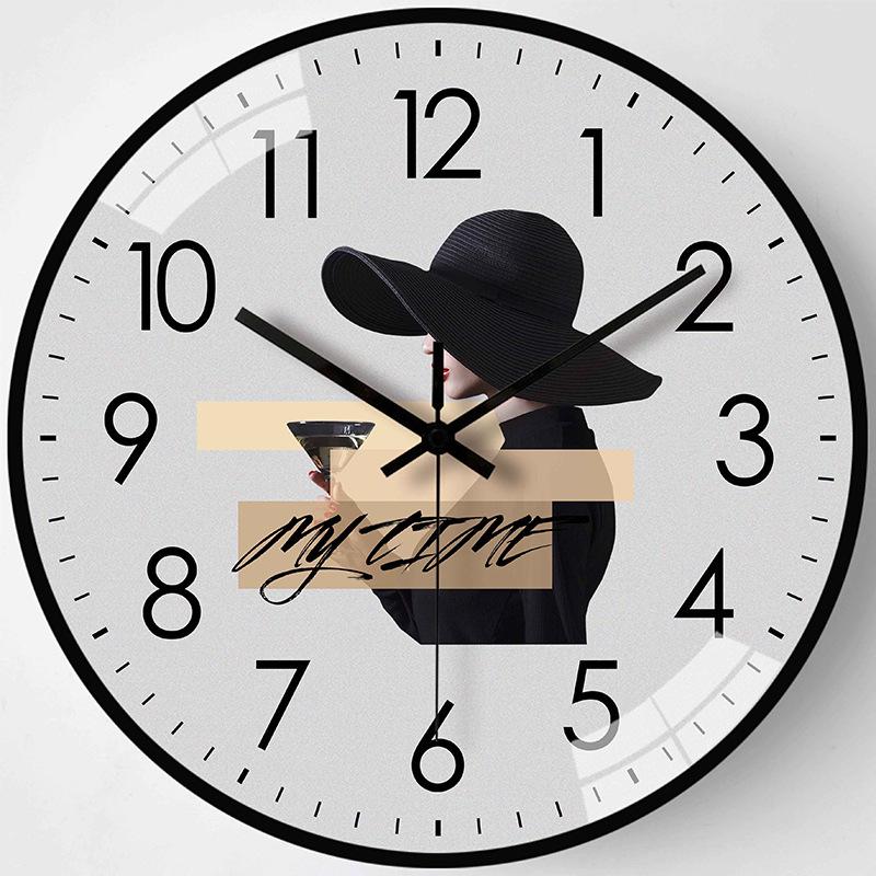 10" Pet Family Wall Clock - Stylish Silent Quartz Design