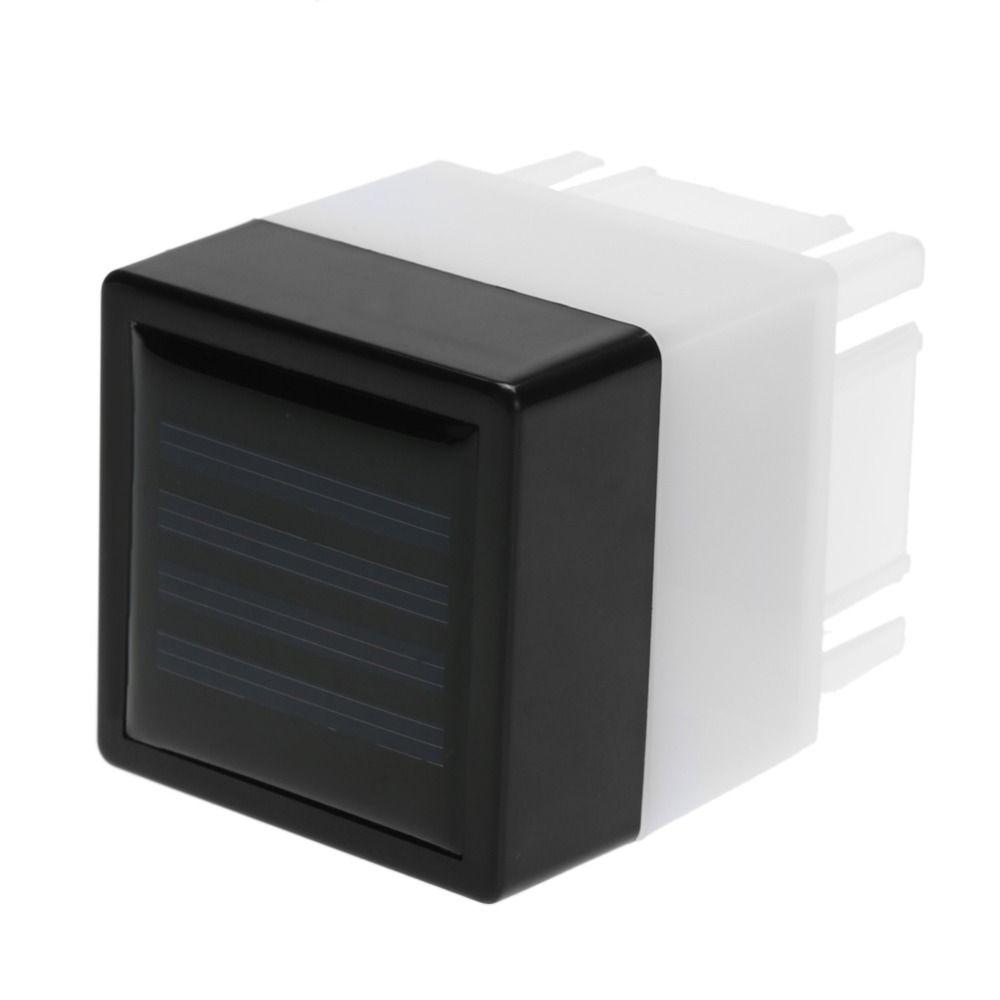 White/Warm Light LED Solar Light Waterproof Fence Post Pool Garden Lamp  Garden Decoration