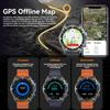 2026 Nuovo Uomo Outdoor Batteria 1000mAh Mappa GPS Smartwatch Memoria Interna 4GB Orologio AMOLED Chiamata Bluetooth Impermeabile Sportivo Smartwatch