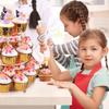 Commodity Stand Acrylic Cupcake Dessert Cake Display Stand Jewelry Earring Props Small Jewelry Rings Display Stand