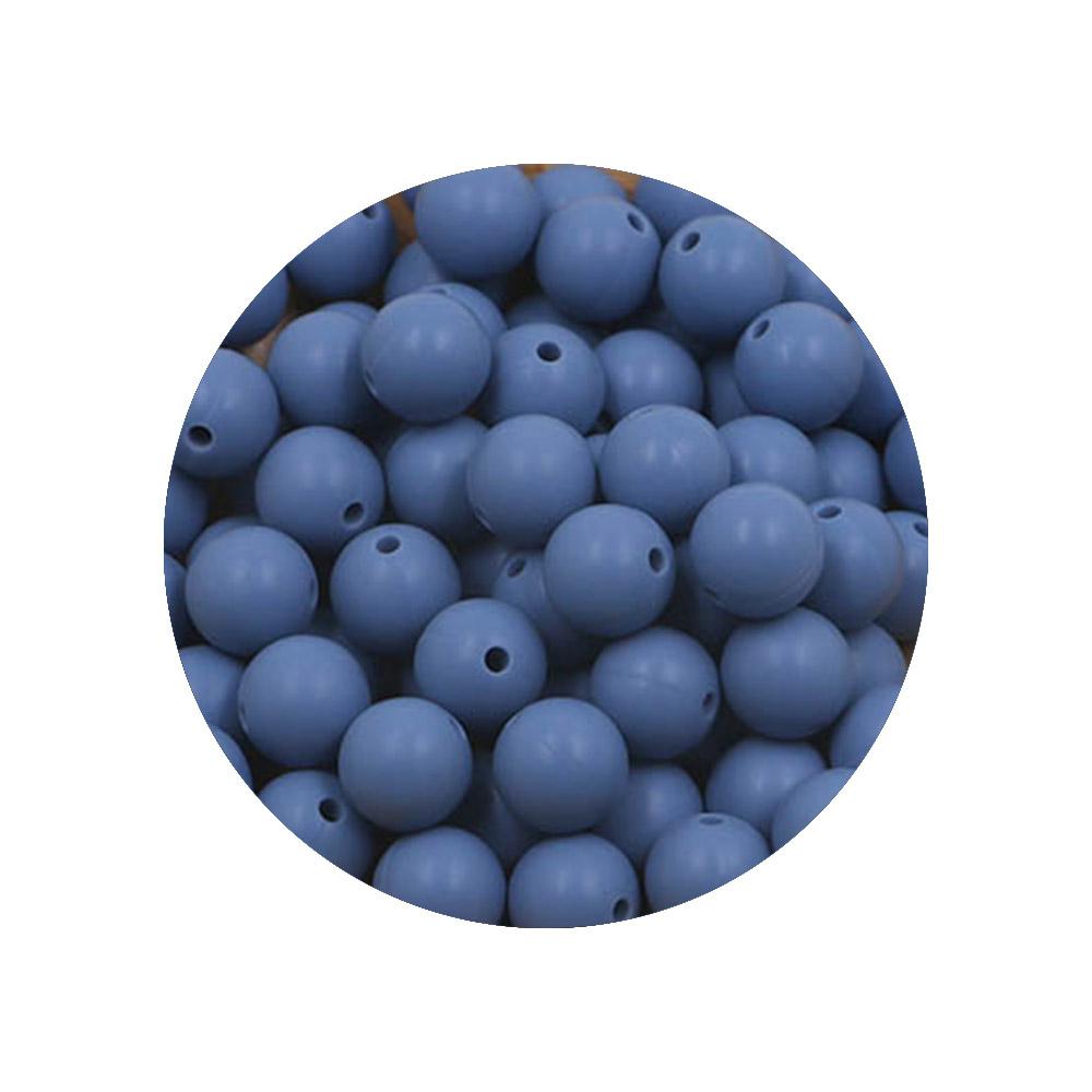 Kovict 9MM 40-80Pcs Round Silicone Bead 9MM Food Grade For Jewelry Making DIY Bracelet Pacifier Chain Accessories