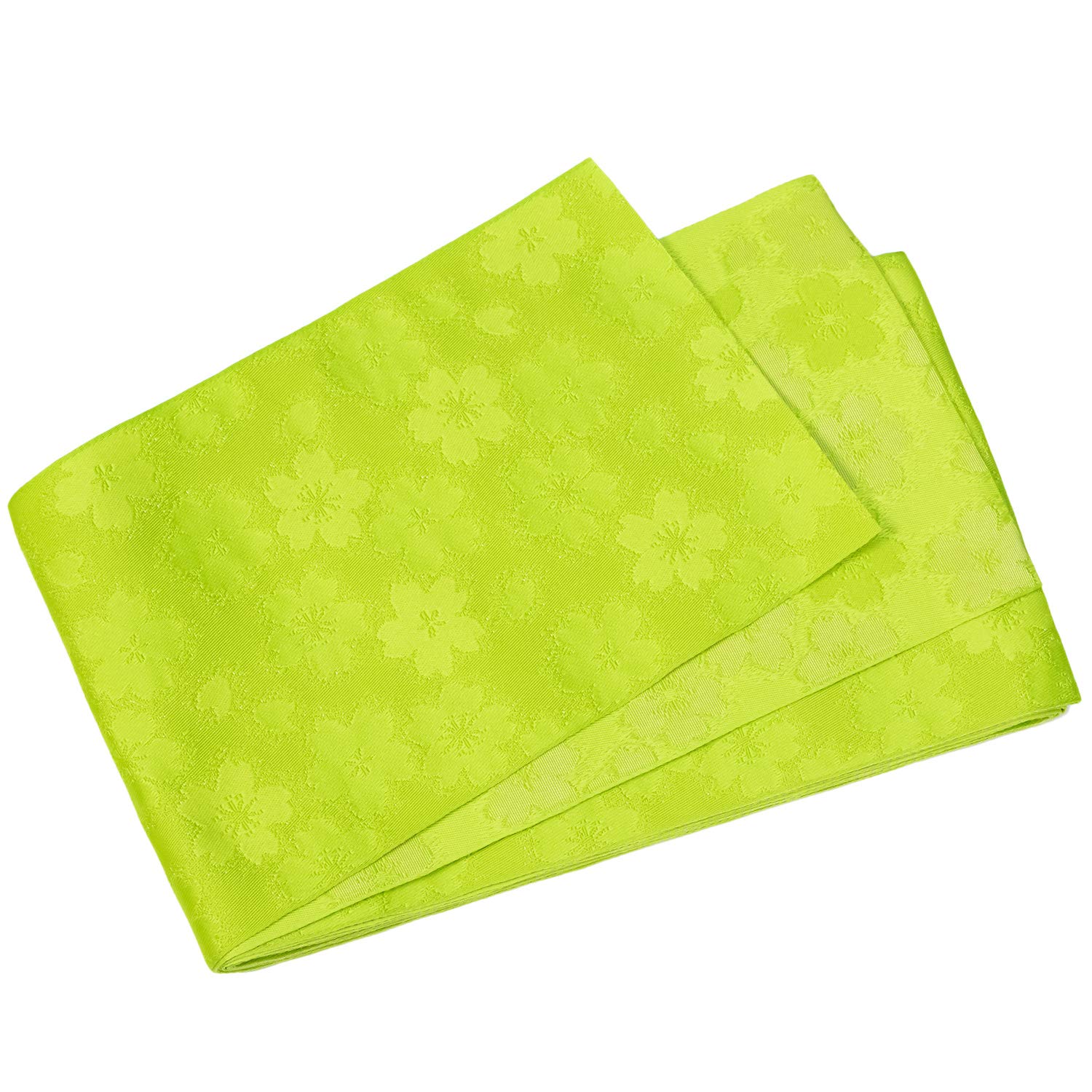 

Made in Japan Yukata Belt [KYOETSU] Half-width Pattern/Pattern (Yellow Green)